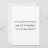 VROLIJK KERSTFEEST MODERNE SCHATTIGEE KAART (Achterkant)