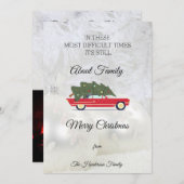 Vrolijk kerstfeest - moeilijkste momentele feestel feestdagenkaart (Voorkant / Achterkant)