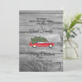 Vrolijk kerstfeest moeilijkste tijden feestdagenkaart (Staand voorkant)