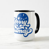 Vrolijk kerstfeest mok (Voorkant rechts)