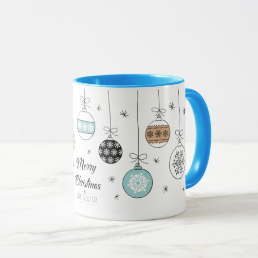 Vrolijk kerstfeest mok (Voorkant rechts)
