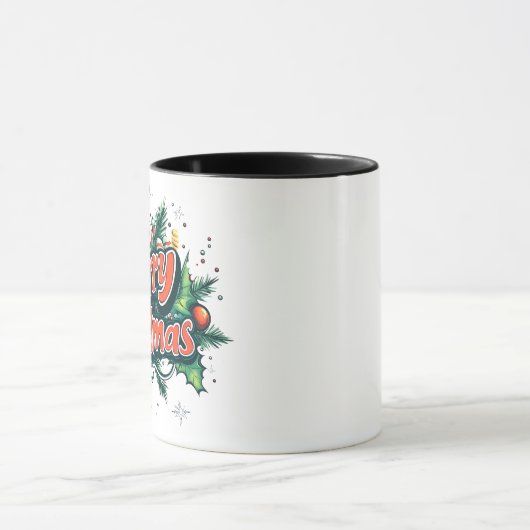 Vrolijk kerstfeest mok (Midden)