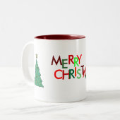 Vrolijk kerstfeest Mok (Voorkant links)