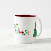 Vrolijk kerstfeest Mok (Voorkant rechts)