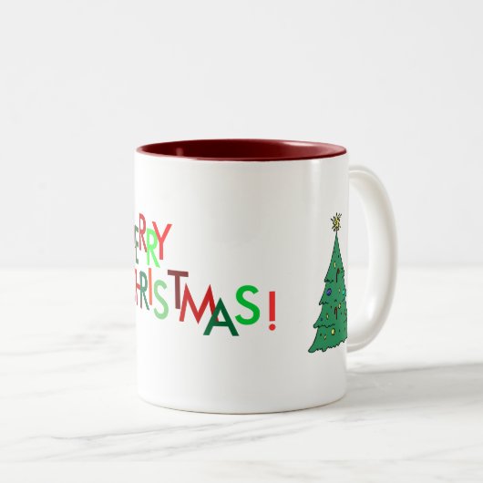 Vrolijk kerstfeest Mok (Voorkant rechts)