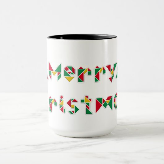 Vrolijk kerstfeest! mok (Midden)