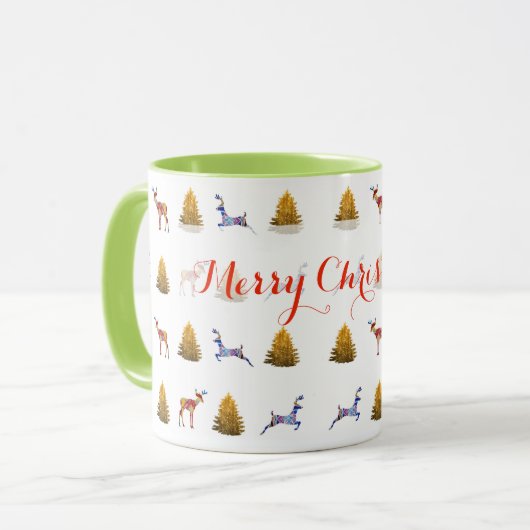 Vrolijk kerstfeest Mok (Voorkant links)