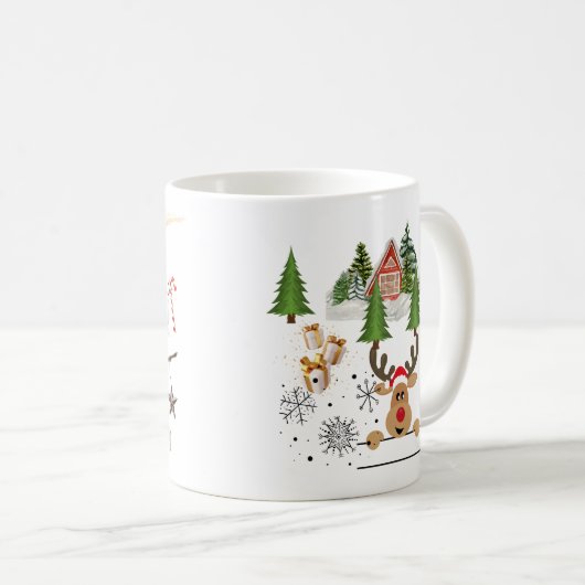 Vrolijk kerstfeest Mok (Voorkant rechts)