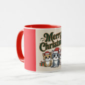 Vrolijk kerstfeest mok (Voorkant links)