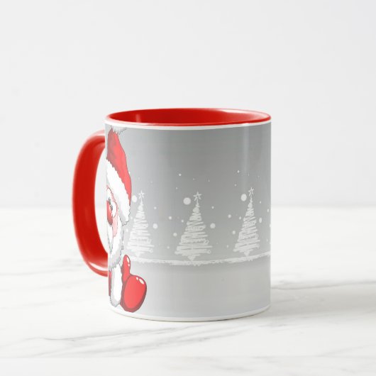 Vrolijk kerstfeest! mok (Voorkant links)