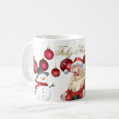 Vrolijk kerstfeest Mok (Voorkant links)