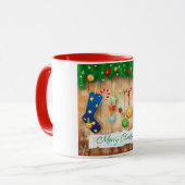 Vrolijk kerstfeest mok (Voorkant links)