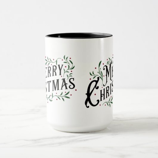 Vrolijk kerstfeest mok (Midden)