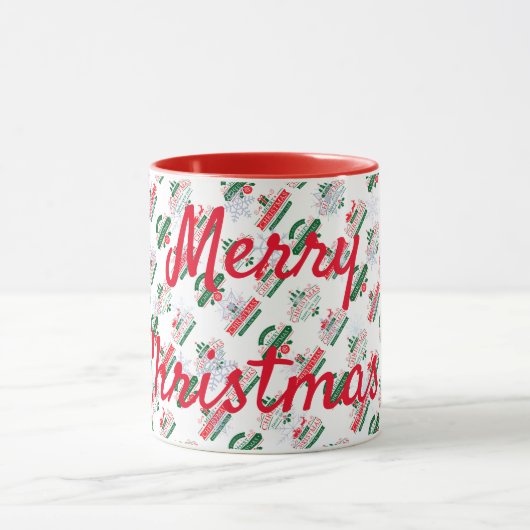 Vrolijk kerstfeest mok (Midden)