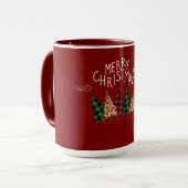 Vrolijk kerstfeest mok (Voorkant links)