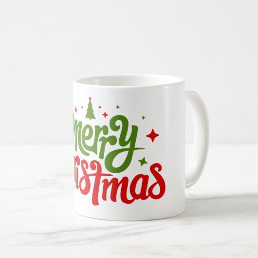 Vrolijk kerstfeest Mok (Voorkant rechts)