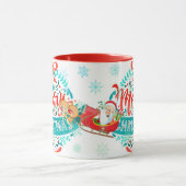 Vrolijk kerstfeest mok (Midden)