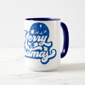 Vrolijk kerstfeest mok (Voorkant rechts)