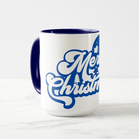 Vrolijk kerstfeest mok (Voorkant links)