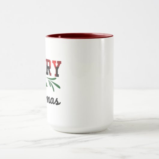 Vrolijk kerstfeest mok (Midden)