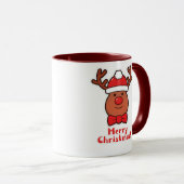 Vrolijk kerstfeest! mok (Voorkant rechts)