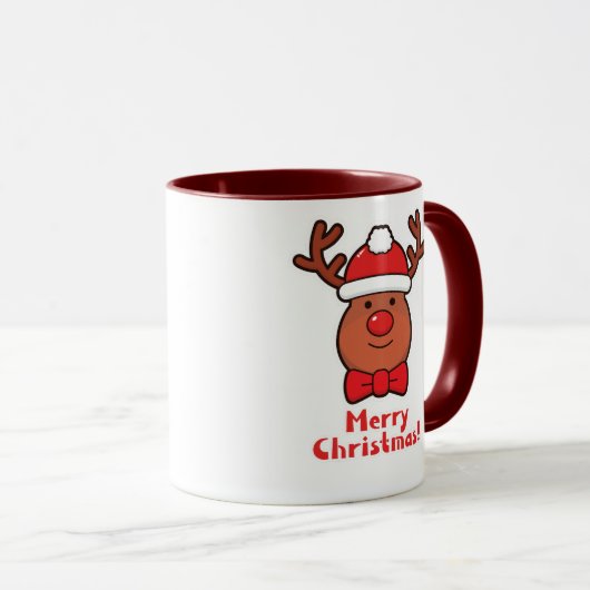 Vrolijk kerstfeest! mok (Voorkant rechts)