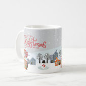 Vrolijk kerstfeest Mok | feestdag (Voorkant links)