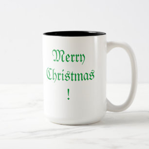 Vrolijk kerstfeest ~ Mok koffie