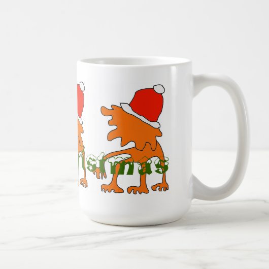 Vrolijk kerstfeest Mok! Koffiemok (Rechts)