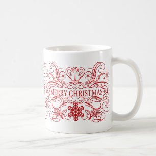 Vrolijk kerstfeest Mok rood