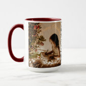 Vrolijk kerstfeest mokken 2025 kastanjebruin kleur (Links)