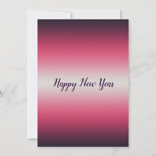 Vrolijk kerstfeest, mooi nieuwjaar, eenvoudig Fees Kaart (Achterkant)