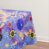 Vrolijk Kerstfeest Mooie Kerstboom Tafelkleed (Voorbeeld)