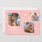 Vrolijk kerstfeest Mr & Mrs. 3 Foto Collage Modern (Voorkant)