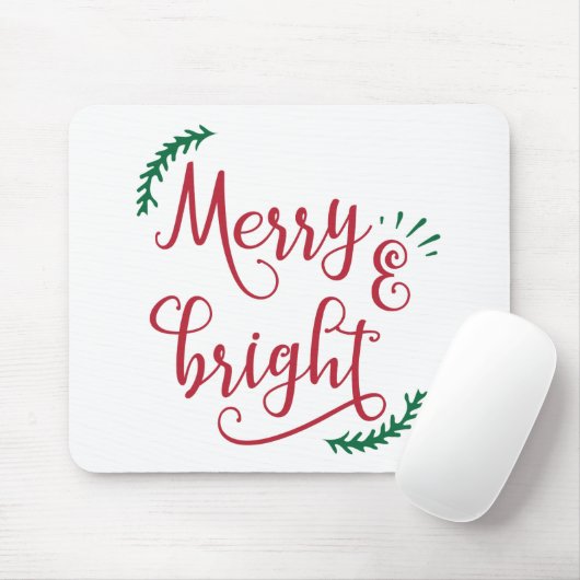 vrolijk kerstfeest muismat (Met muis)