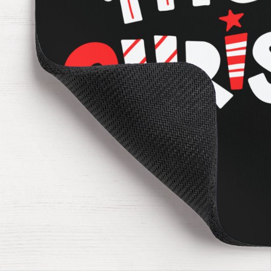 Vrolijk kerstfeest muismat (Hoek)