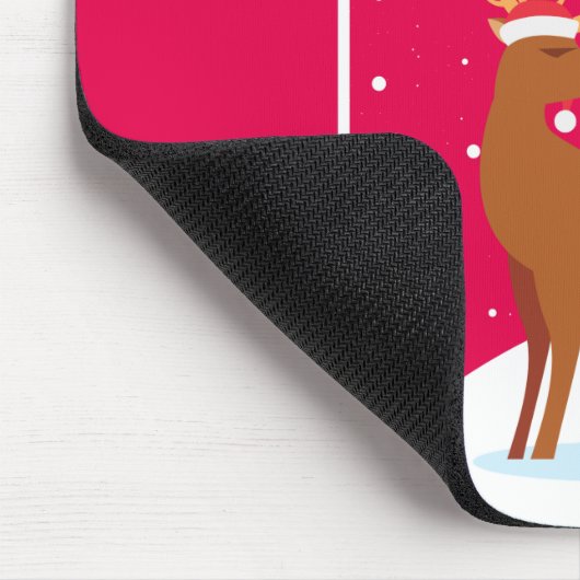 Vrolijk kerstfeest muismat (Hoek)