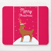 Vrolijk kerstfeest muismat (Voorkant)