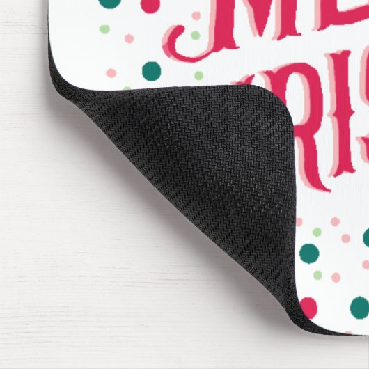 Vrolijk kerstfeest muismat (Hoek)