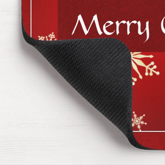 Vrolijk kerstfeest muismat (Hoek)