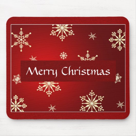 Vrolijk kerstfeest  muismat (Voorkant)