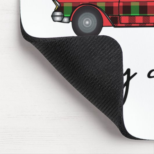 Vrolijk kerstfeest muismat (Hoek)