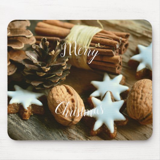 Vrolijk kerstfeest muismat (Voorkant)