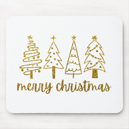 Vrolijk kerstfeest muismat (Voorkant)