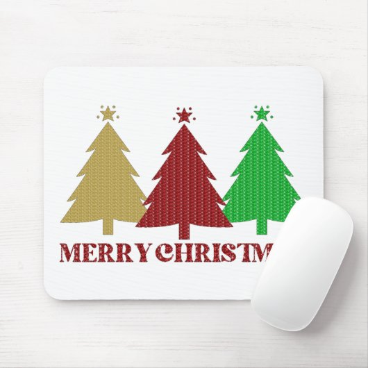 Vrolijk kerstfeest muismat (Met muis)