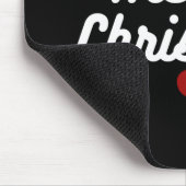 Vrolijk kerstfeest muismat (Hoek)