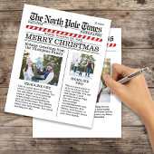 Vrolijk kerstfeest Multi Foto's: Noord-poolnieuws Flyer