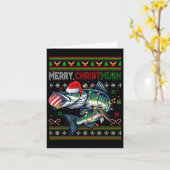 Vrolijk Kerstfeest Musky Santa Musky Xmas Kostuum  Kaart (Gele Bloem)