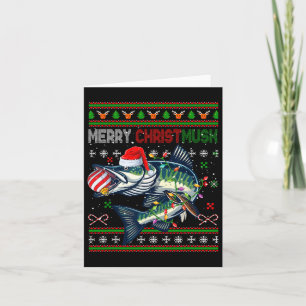 Vrolijk Kerstfeest Musky Santa Musky Xmas Kostuum  Kaart