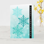 Vrolijk kerstfeest Myasthenia Gravis Warrior Holid Kaart (Gele Bloem)